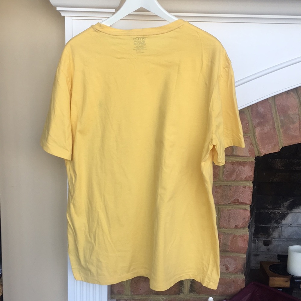 POLO Ralph Lauren custom fit yellow tee - Picture 4 of 4